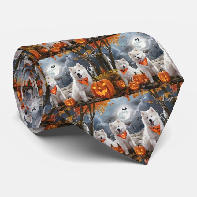 Samoyed Halloween Spooky Slips (Rullad)