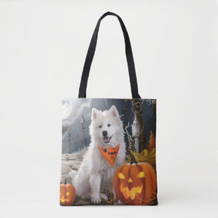Samoyed Halloween Spooky Tygkasse