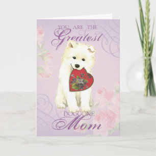Samoyed Heart Mamma Kort