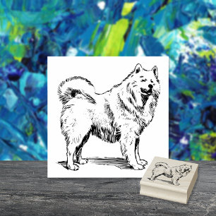 Samoyed Hund aveln Stämpel