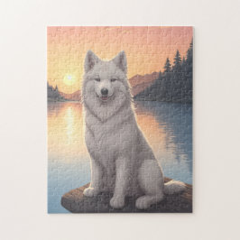 Samoyed Hund   Pussel
