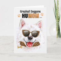 Samoyed Hund Underbarare HuMOM Mors dag