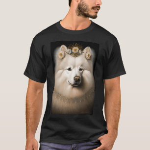 Samoyed Hund Vintage Porträtt 37 T Shirt