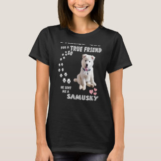 Samoyed Husky Mix Hund Quote Mamma Pappa Costume C T Shirt