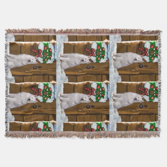 Samoyed jul filt (Framsidan)