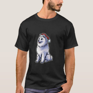 Samoyed Jultomten Hat God jul Hund X Mas T Shirt