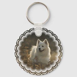 Samoyed Keychain Nyckelring