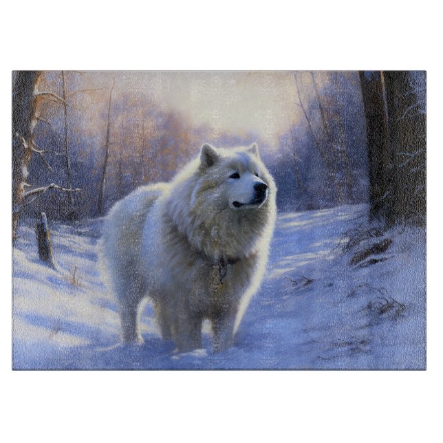 Samoyed Låt det snöa jul (Framsidan)