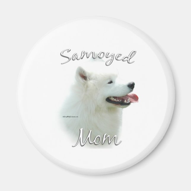 Samoyed Mamma 2 Magnet (Framsidan)