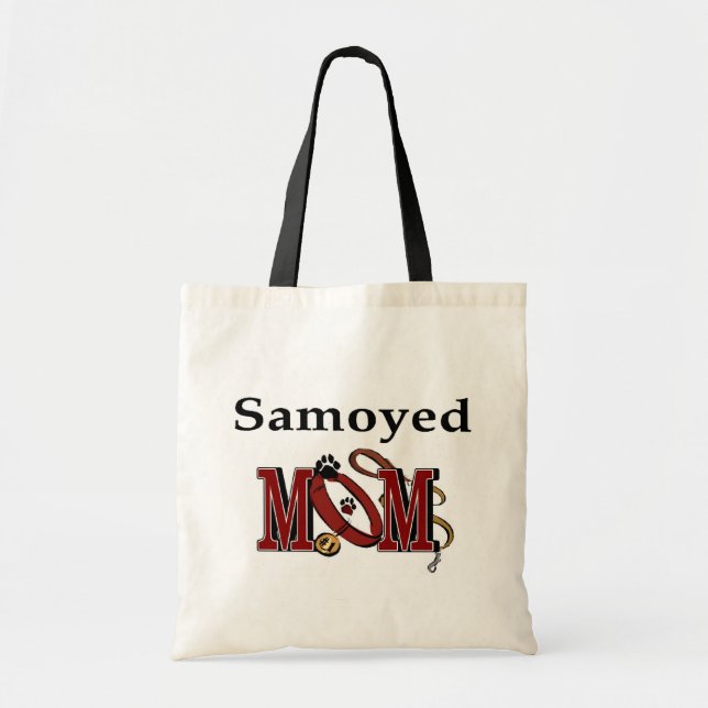 Samoyed MAMMA Tote Bag Tygkasse (Framsidan)