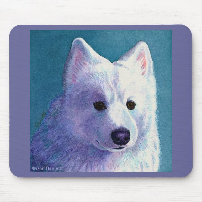 Samoyed Mousepad - "Buddha" Musmatta (Framsidan)