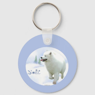 Samoyed Noel Nyckelring