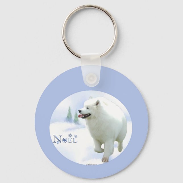 Samoyed Noel Nyckelring (Framsida)