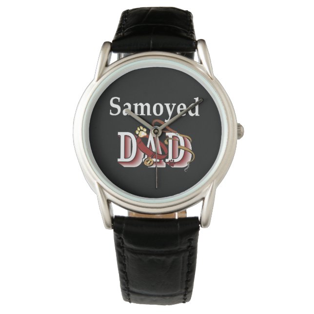 Samoyed Pappa Gifts Armbandsur (Framsida)