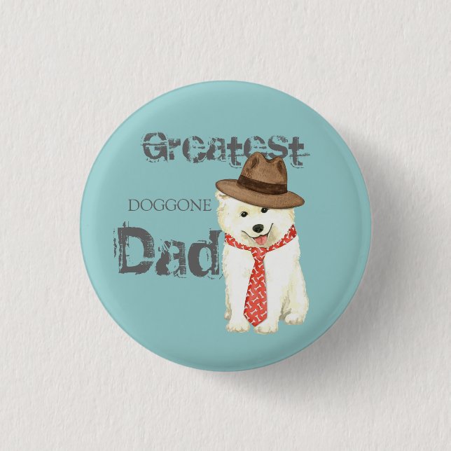 Samoyed Pappa Knapp (Framsida)