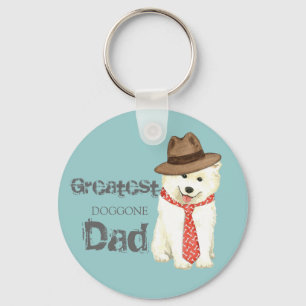 Samoyed Pappa Nyckelring