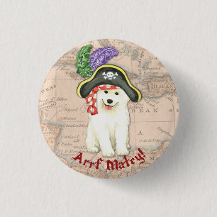 Samoyed Pirat Knapp