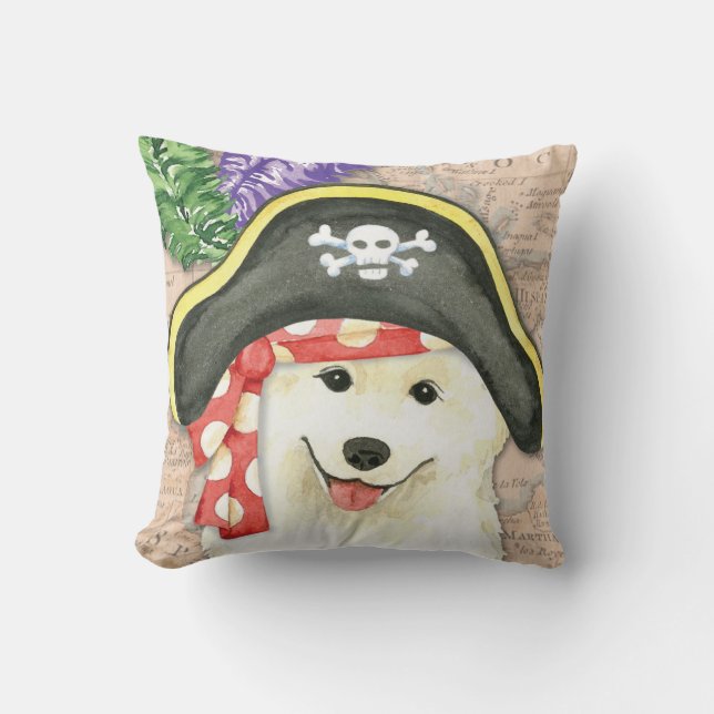 Samoyed Pirat Kudde (Framsida)