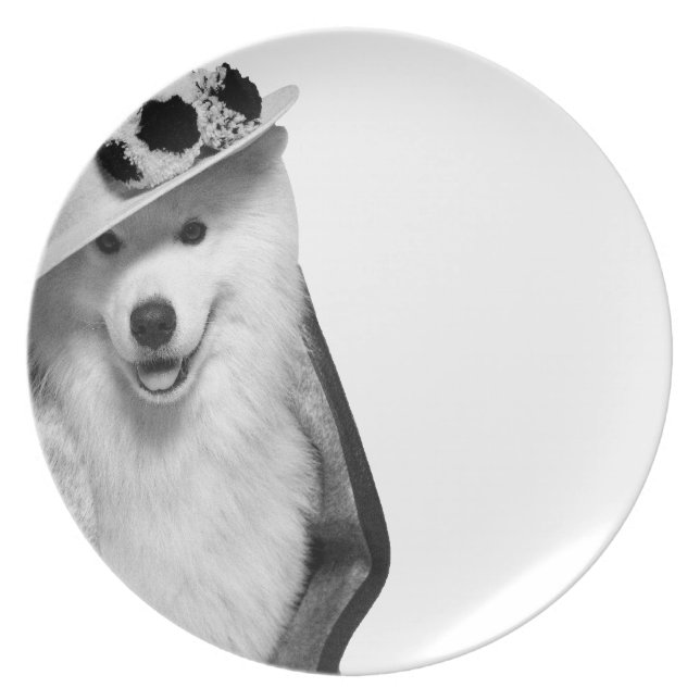 Samoyed Plate Tallrik (Framsidan)