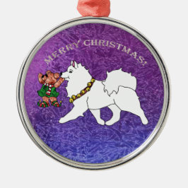 Samoyed Premium Metall Ornament