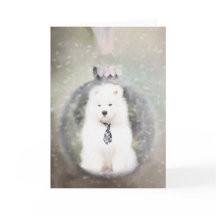 Samoyed Puppy-julkort