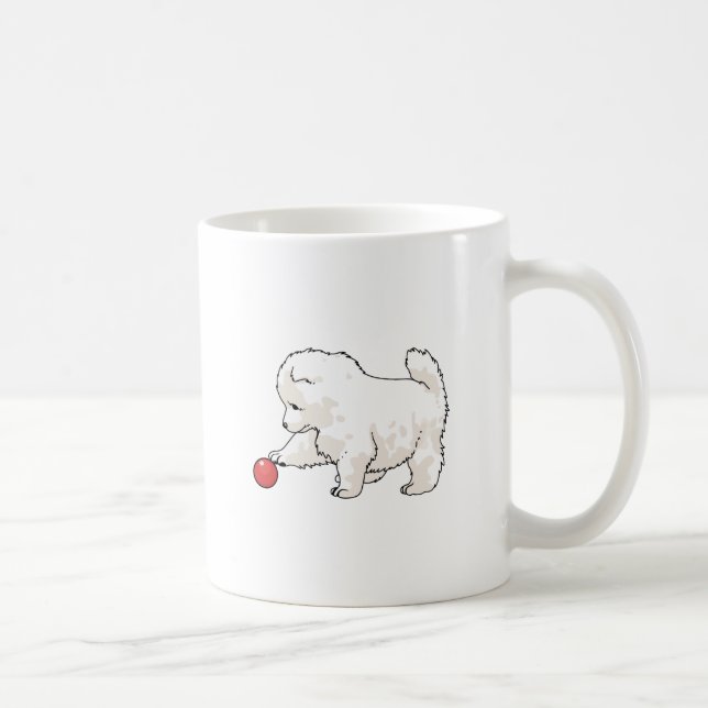 SAMOYED PUPPY KAFFEMUGG (Höger)