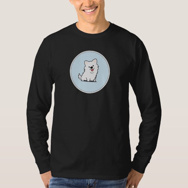 Samoyed Puppy T Shirt (Framsida)