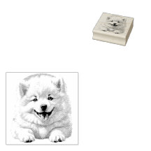 Samoyed Rubber Frimärke