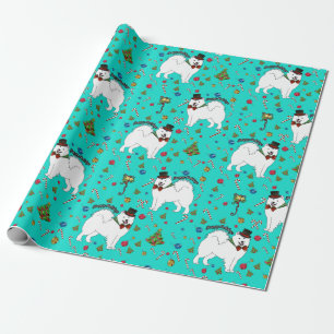 Samoyed ’Snazzy Sam’ Helgdag Presentpapper