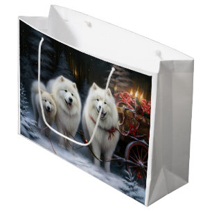 Samoyed Snowy Sleigh-juldekan