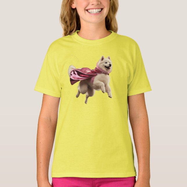 Samoyed Superassistance Barn T-Shirt (Framsida)