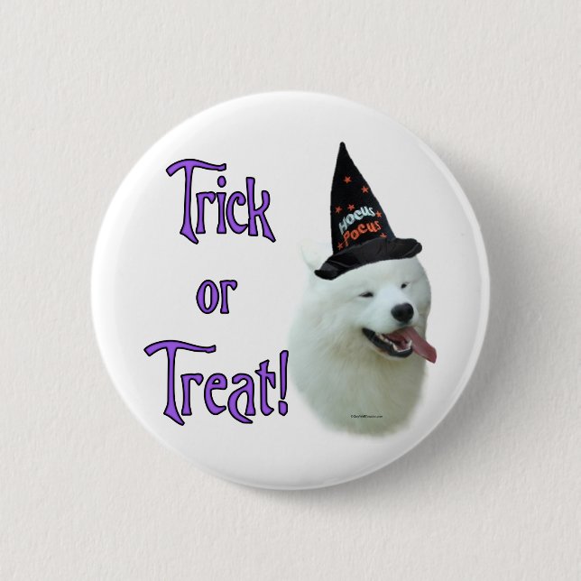 Samoyed Trick Knapp (Framsida)