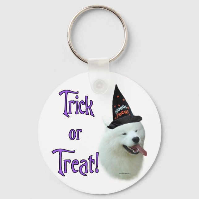 Samoyed Trick Nyckelring (Framsida)
