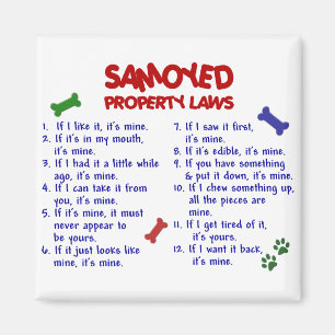 SAMOYEDegendomlagar 2 Magnet