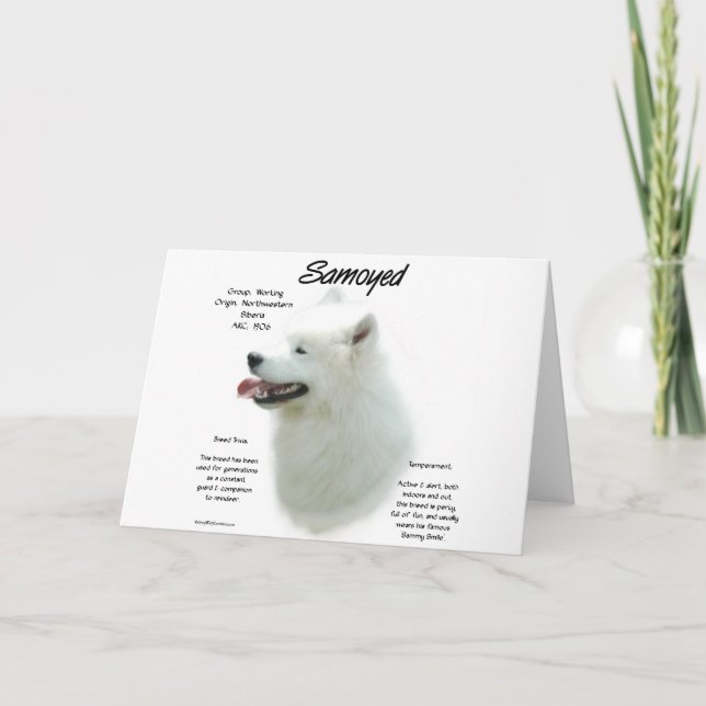 Samoyedhistoriedesign Kort (Framsida)