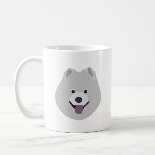 Samoyedhundmugg Kaffemugg (Vänster)