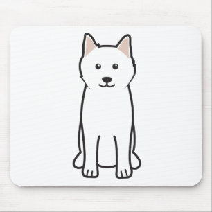 Samoyedhundtecknad Musmatta