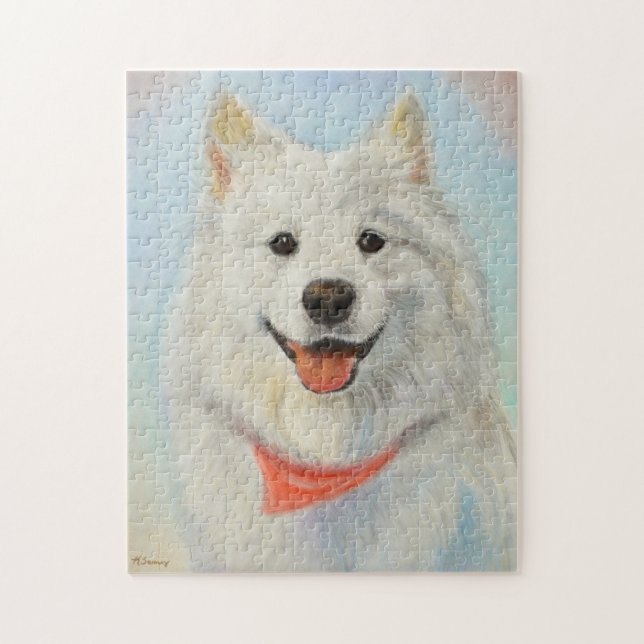 Samoyedmålning Pussel (Vertikal)