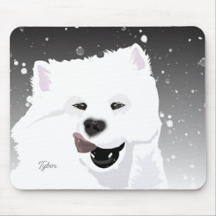 Samoyedmusen vadderar musmatta