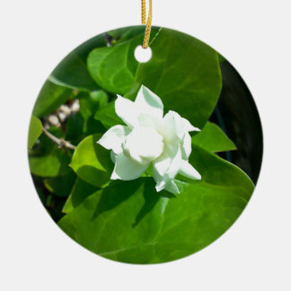 Sampaguita jasminblomma julgransprydnad keramik