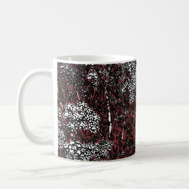 Samphire abstrakt design kaffemugg (Vänster)