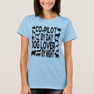 Sampilot hund älskare t shirt