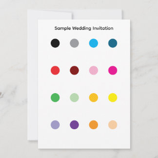 Sample Wedding Invitation Inbjudningar