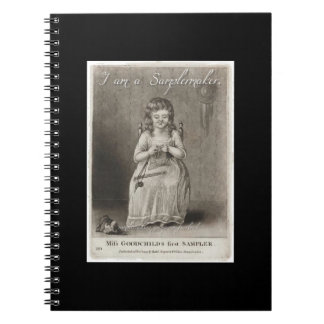 Samplermakers spiral anteckningsbok~ från anteckningsbok med spiral