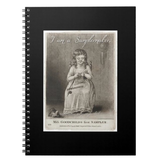 Samplermakers spiral anteckningsbok~ från anteckningsbok med spiral (Framsidan)