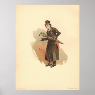 Sampson Brass, Kyd, Dickens, den gamla kloskotskop Poster