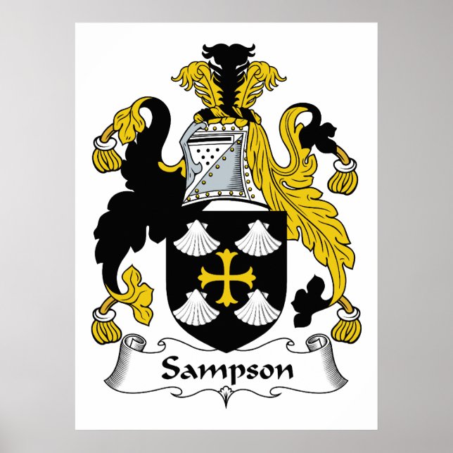 Sampson Family Crest Poster (Framsidan)