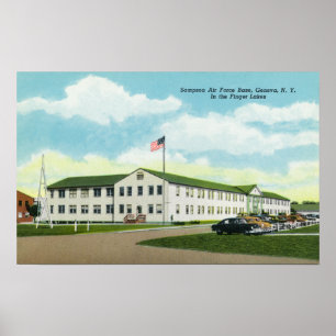 Sampson flygvapen baserar byggnad poster