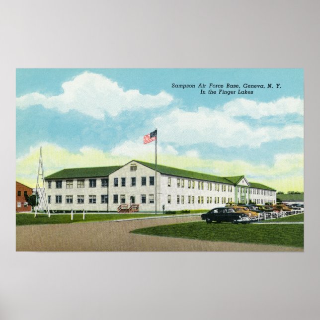 Sampson Luft Force Base Byggnad Poster (Framsidan)