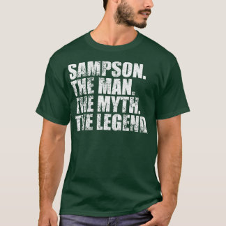 Sampson-Sampson-efternamnssampson för familjen nam T Shirt